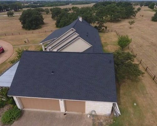 Central Texas shingle roof installation from the contractors at A&W Roofing.
