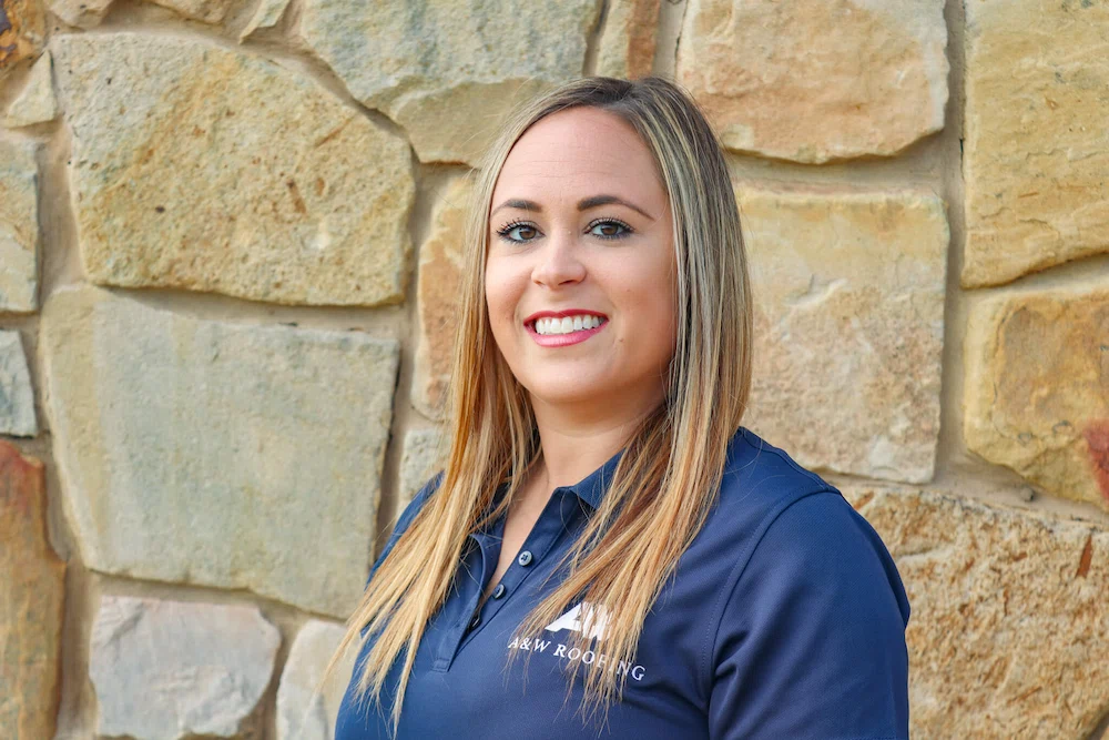 Headshot of Ashley Williams, Vice-President of A&W Roofing Company Austin.