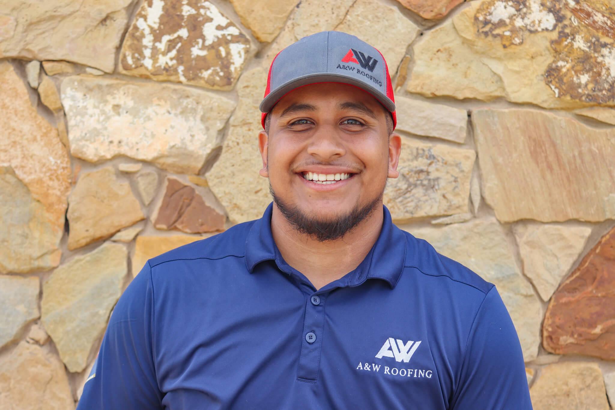 Headshot of Tony Roman-Mata, the Production Supervisor of A&W Roofing in Austin.