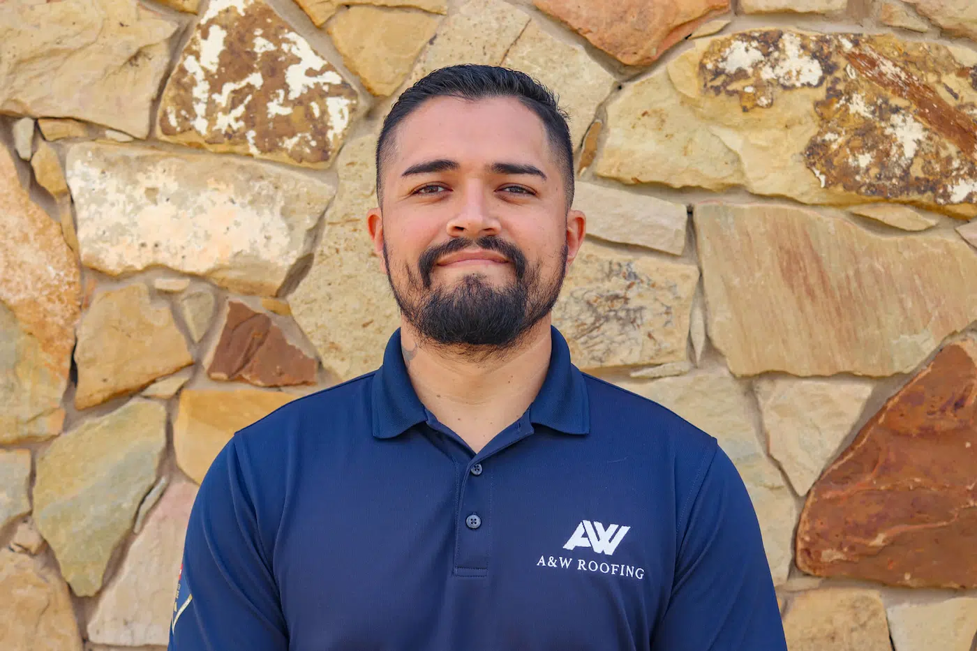 Headshot of Jo Solis, the Production Manager at A&W Roofing Austin.