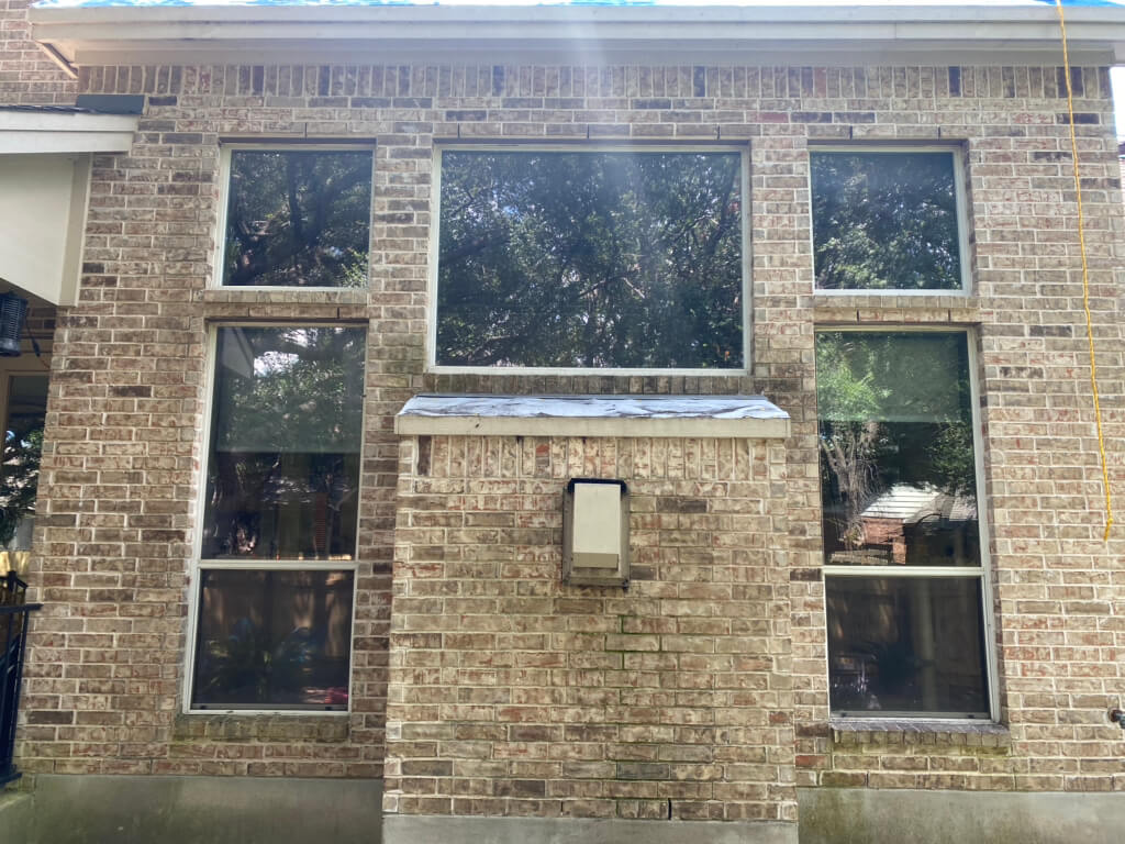Pflugerville home undergoing a full roof replacement.