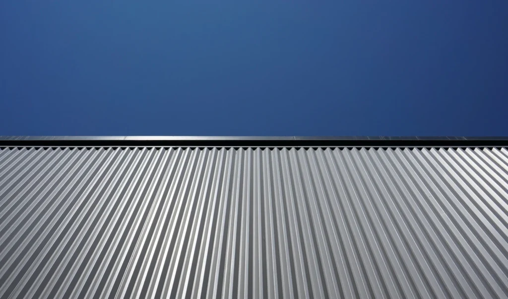 Metal roofing in Austin. The roof is reflecting the sun away from the home.